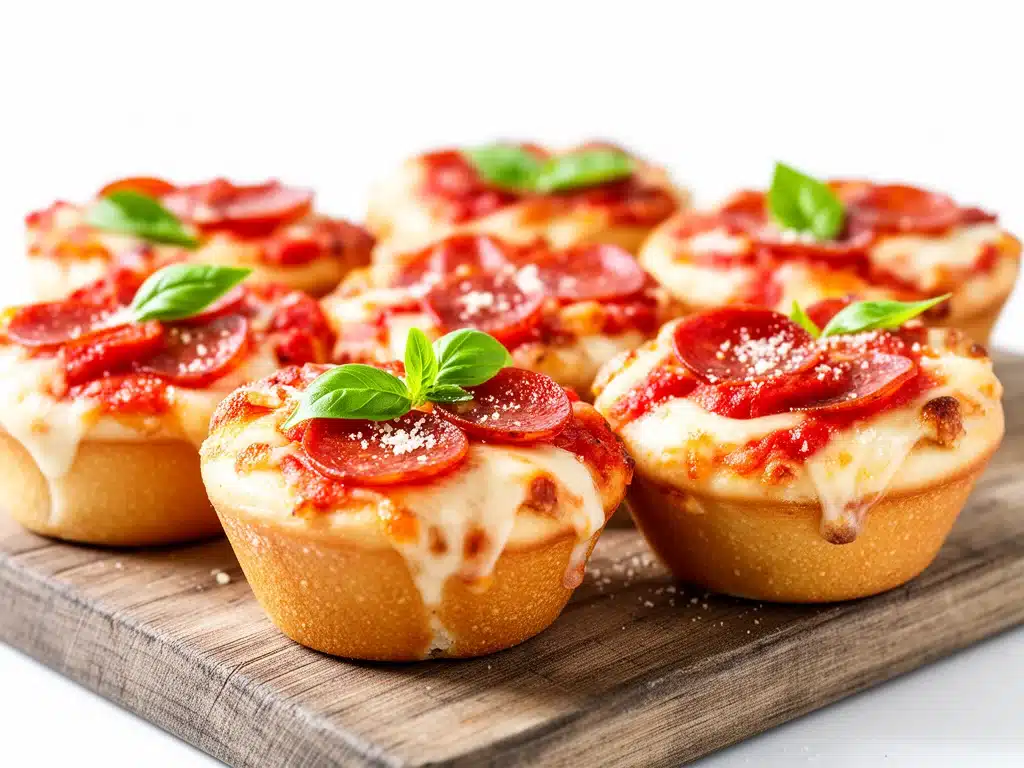 Home 2 back-to-school bagel bite pizza cups - featured image