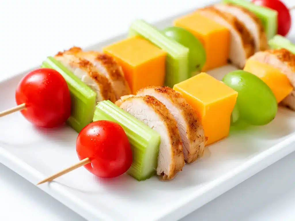 Back-to-School Turkey Cheddar Lunch Kabobs - featured image