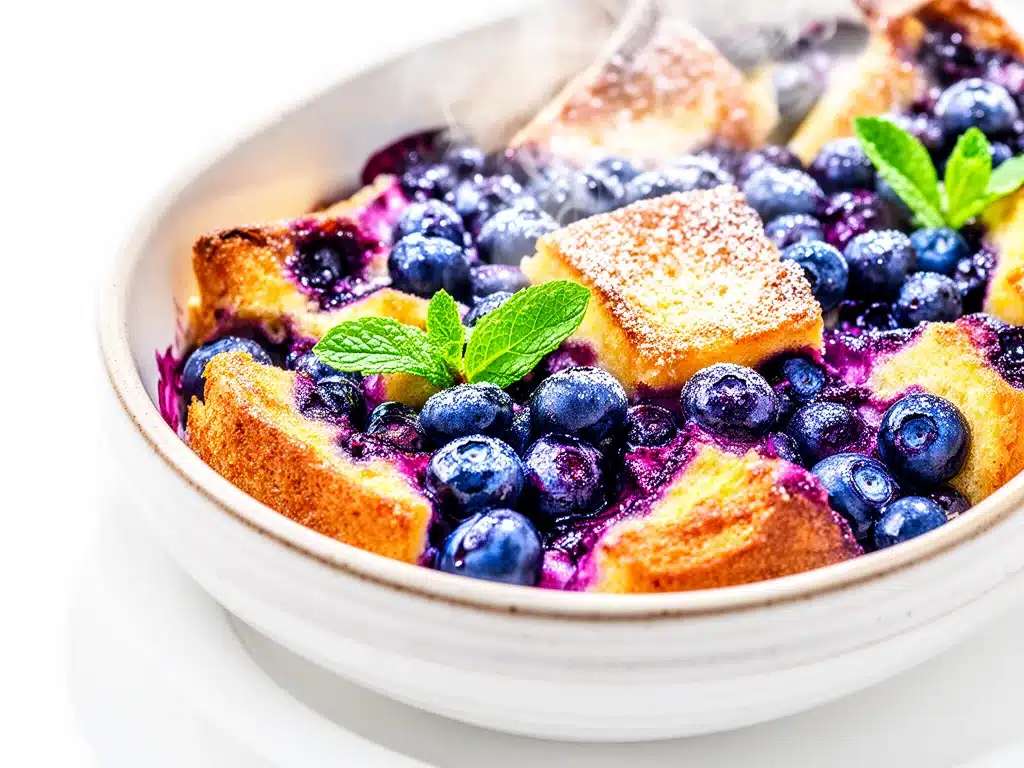Home 3 baked blueberry French toast casserole - featured image