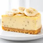 banana pudding cheesecake no bake recipe - featured image