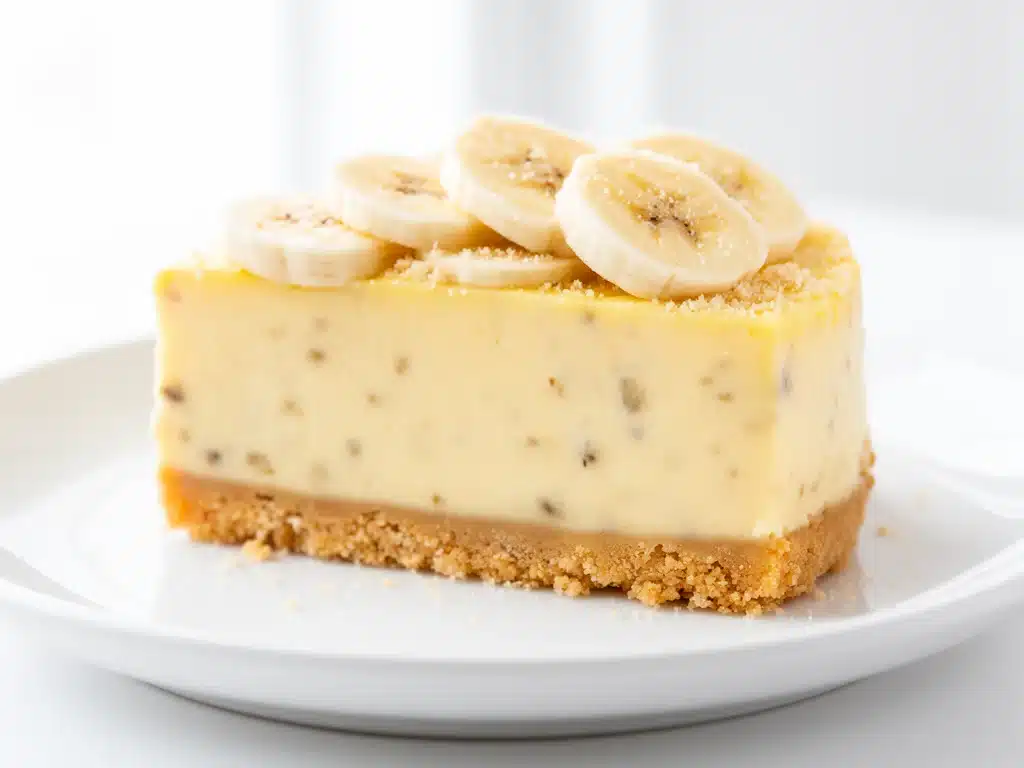 Home 3 banana pudding cheesecake no bake recipe - featured image