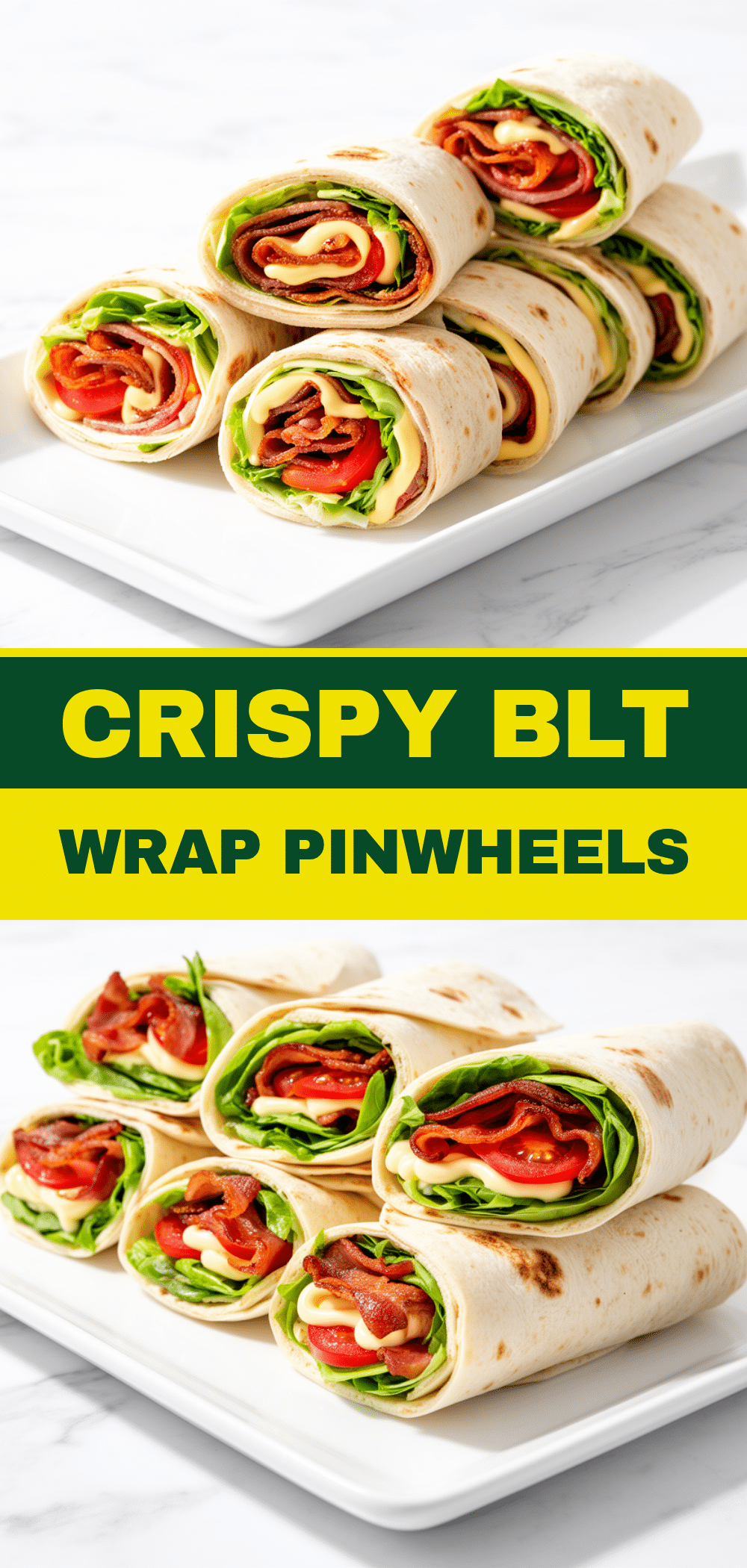 Back-to-School BLT Wrap Pinwheels Easy Make-Ahead Snack Recipe 5 BLT Wrap Pinwheels recipe