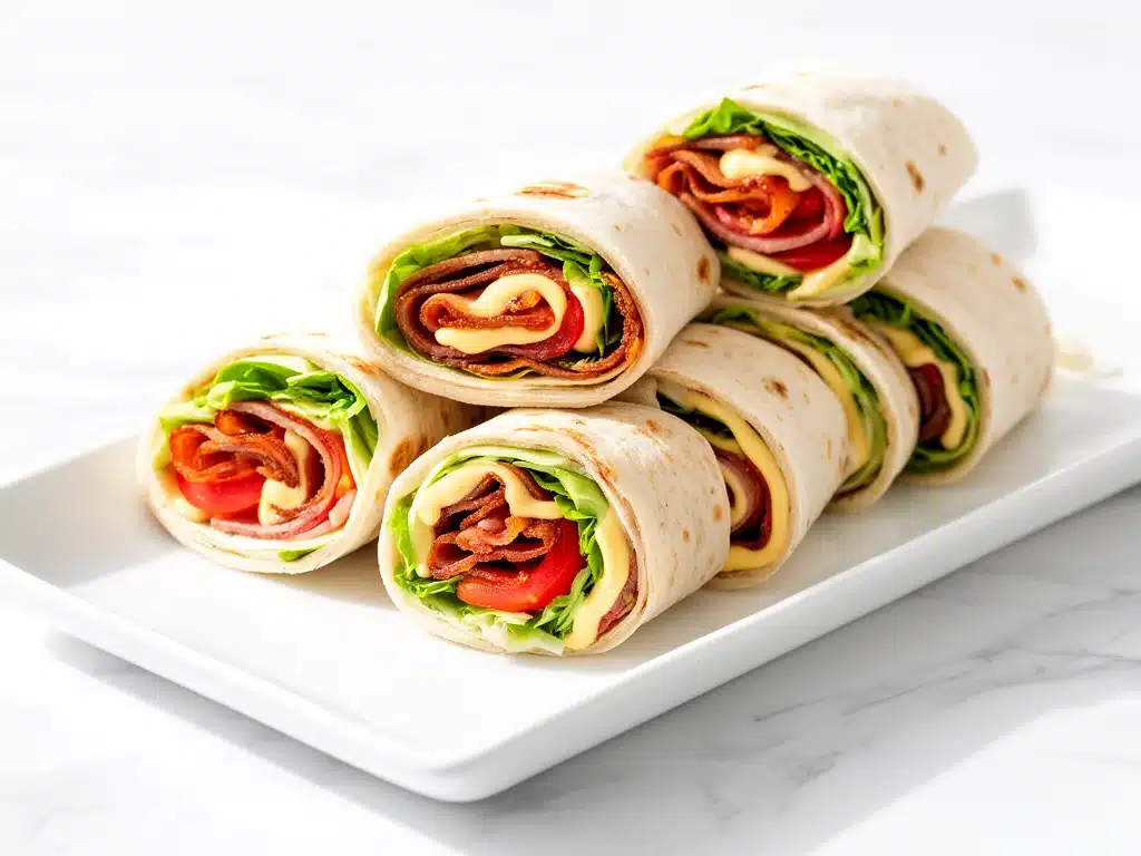 Home 1 BLT Wrap Pinwheels - featured image