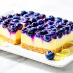 Blueberry Lemon Cheesecake Bars - featured image