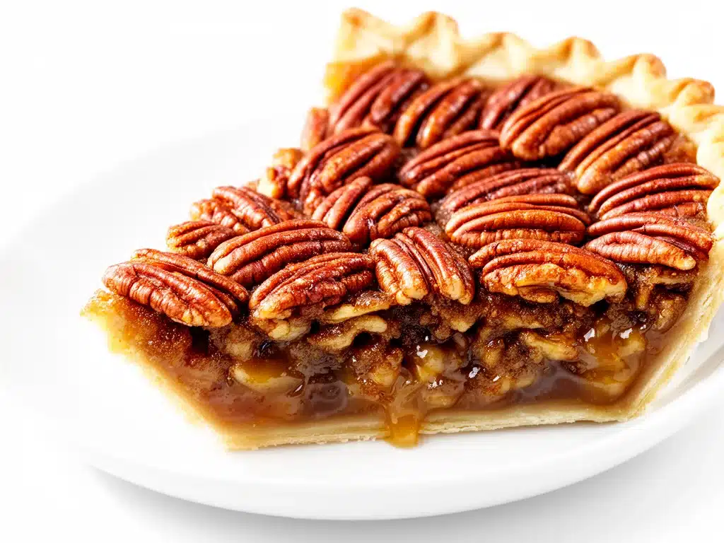 Home 1 bourbon brown butter pecan pie - featured image