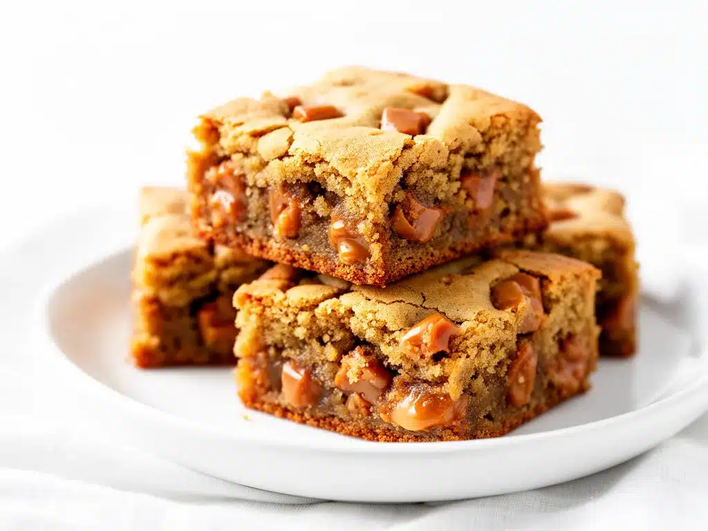 Brown Butter Toffee Blondies Recipe Easy Chewy Texture Your Family Will Crave 4 brown butter toffee blondies preparation steps