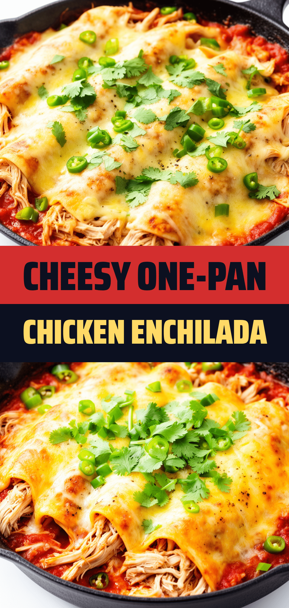 Cheesy Chicken Enchilada Skillet Easy Recipe for Busy Weeknights 5 Cheesy Chicken Enchilada Skillet recipe