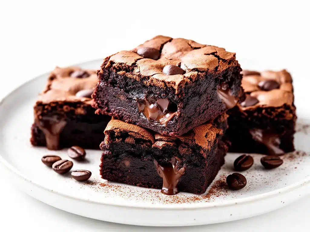 Chewy Espresso Brownies Recipe 5 Easy Steps for Fudgy Texture 4 chewy espresso brownies recipe preparation steps
