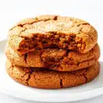 chewy molasses ginger cookies - featured image