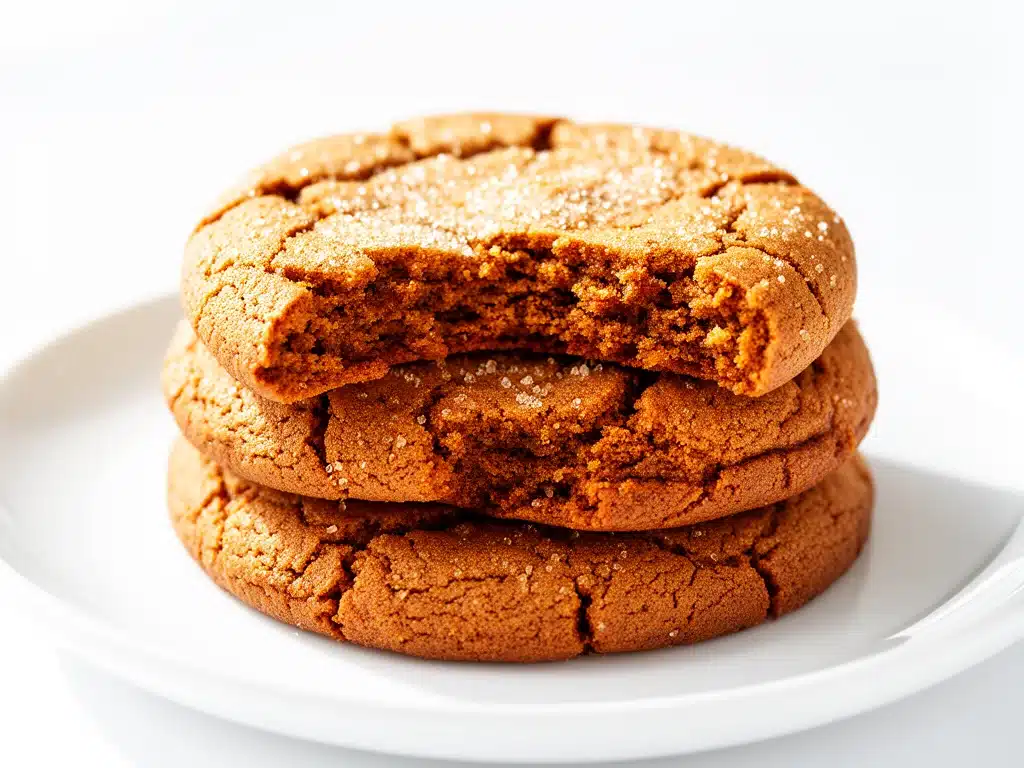 Home 1 chewy molasses ginger cookies - featured image