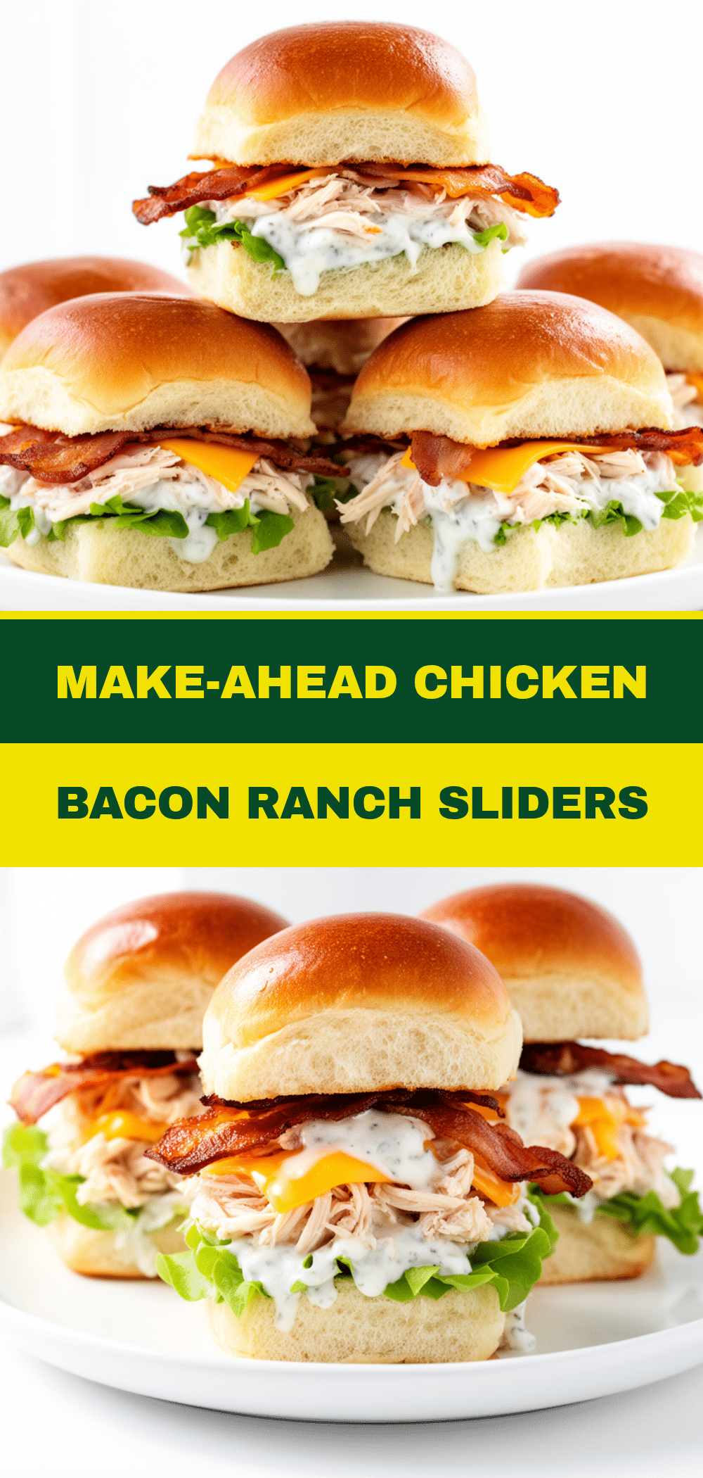 Chicken Bacon Ranch Sliders Recipe Easy Back-to-School Dinner Idea 5 Chicken Bacon Ranch Sliders recipe