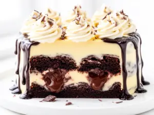 Chocolate Eclair Poke Cake - featured image