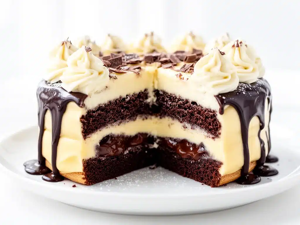 Chocolate Eclair Poke Cake Recipe Easy Homemade Dessert to Make on Repeat 4 Chocolate Eclair Poke Cake preparation steps