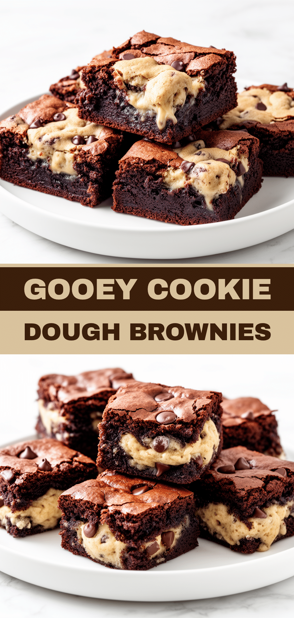 Cookie Dough Stuffed Brownies Recipe with Gooey Centers Easy and Best 5 cookie dough stuffed brownies recipe