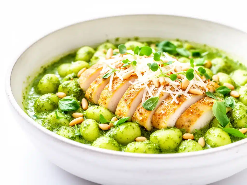 Home 4 creamy pesto chicken gnocchi - featured image