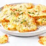 crispy baked parmesan crackers - featured image