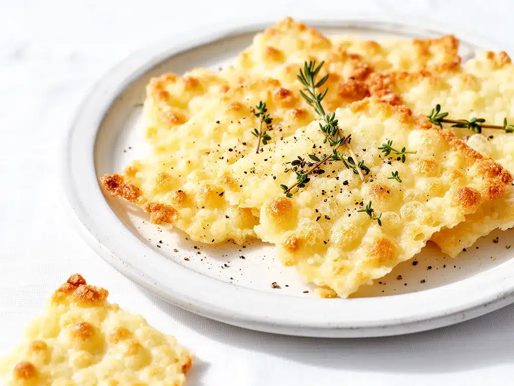 Crispy Baked Parmesan Crackers Recipe Easy Homemade Snack to Make on Repeat 4 crispy baked parmesan crackers preparation steps