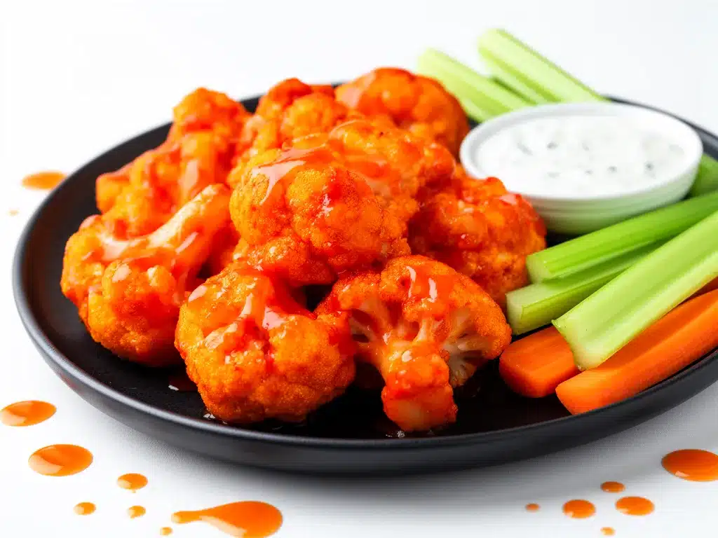 Crispy Buffalo Cauliflower Wings Recipe Easy Homemade Snack to Make on Repeat 4 crispy buffalo cauliflower wings preparation steps
