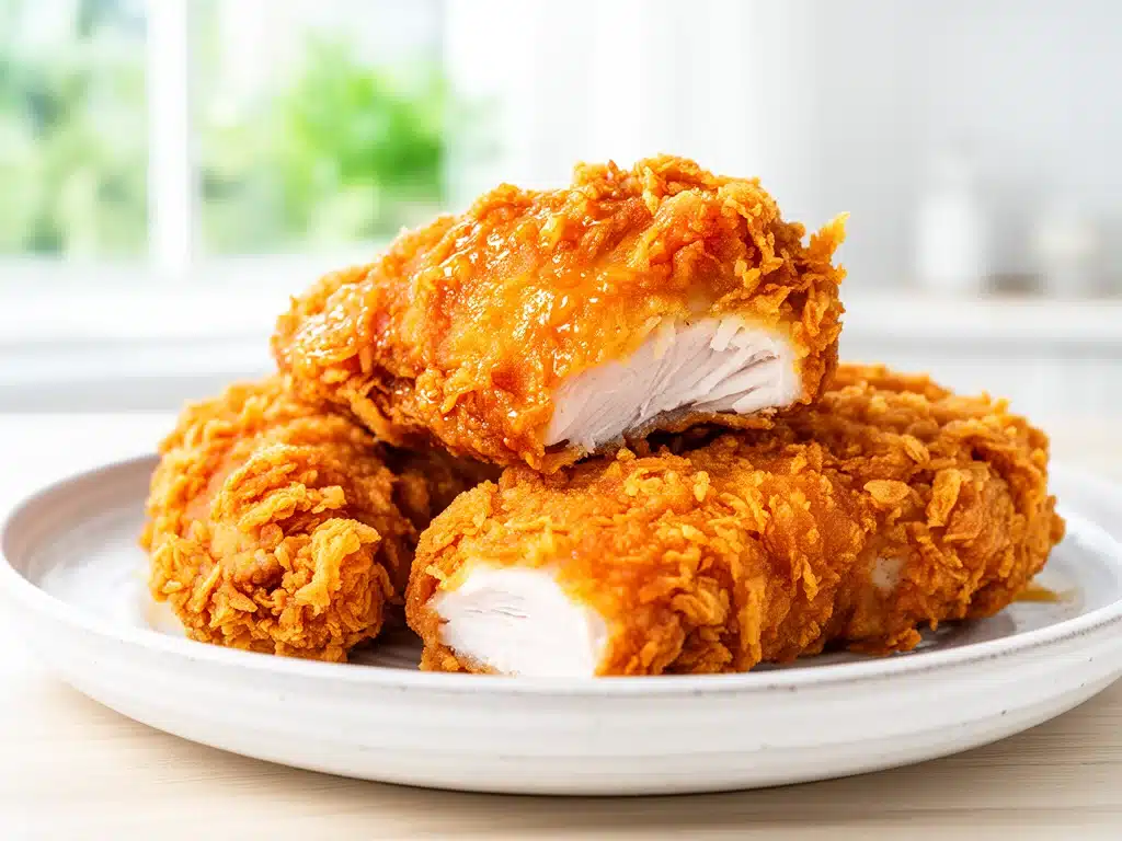 crispy buttermilk fried chicken - featured image