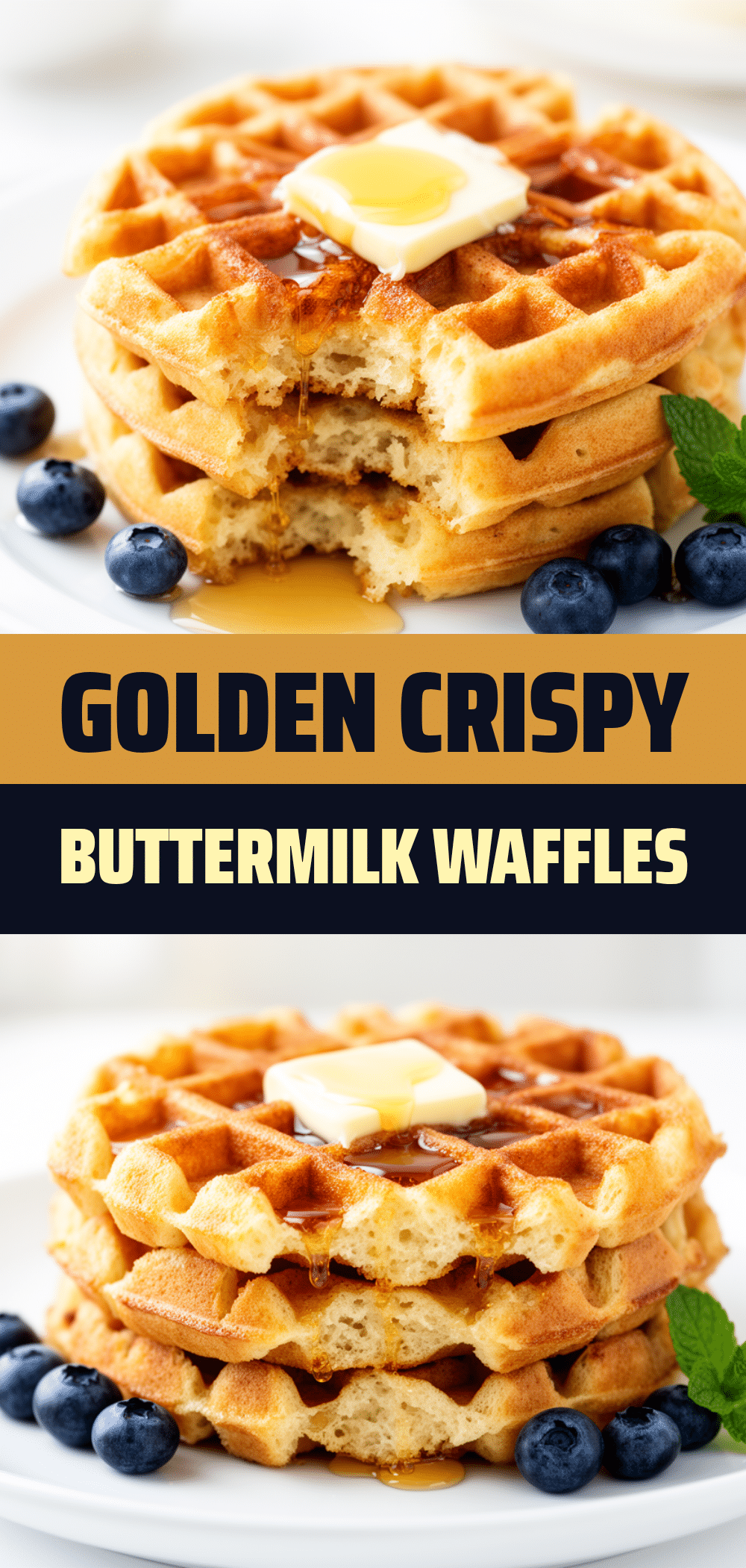 Crispy Buttermilk Waffles Recipe Easy 5-Ingredient Breakfast Made Perfect 5 crispy buttermilk waffles recipe