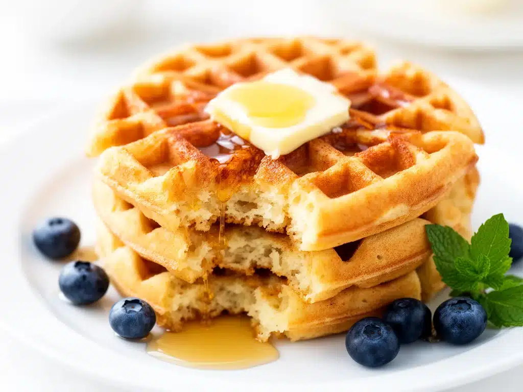 Home 2 crispy buttermilk waffles - featured image