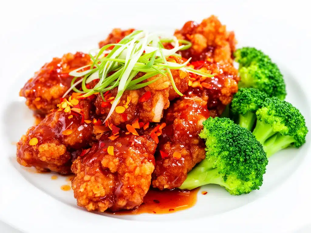 crispy general tso chicken - featured image