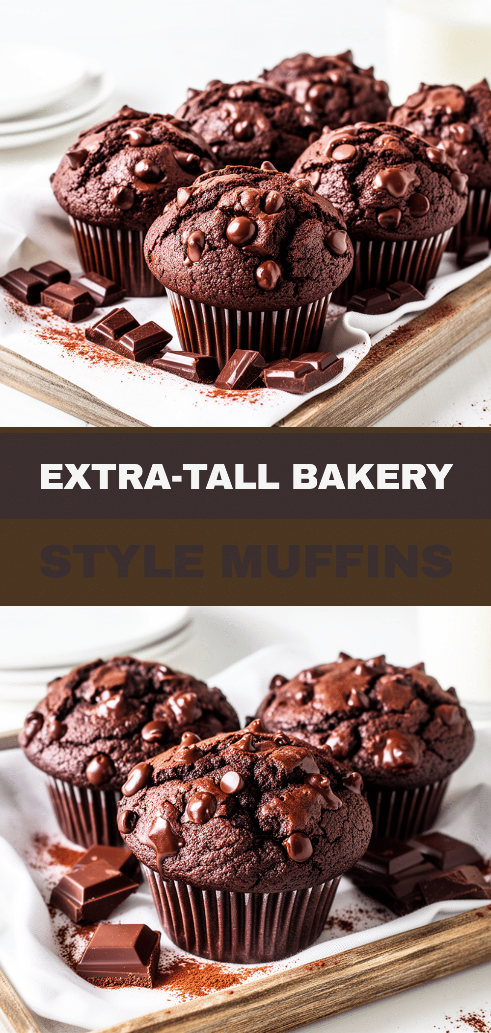 Double Chocolate Muffins Recipe Easy Bakery-Style with Simple Ingredients 5 double chocolate muffins recipe