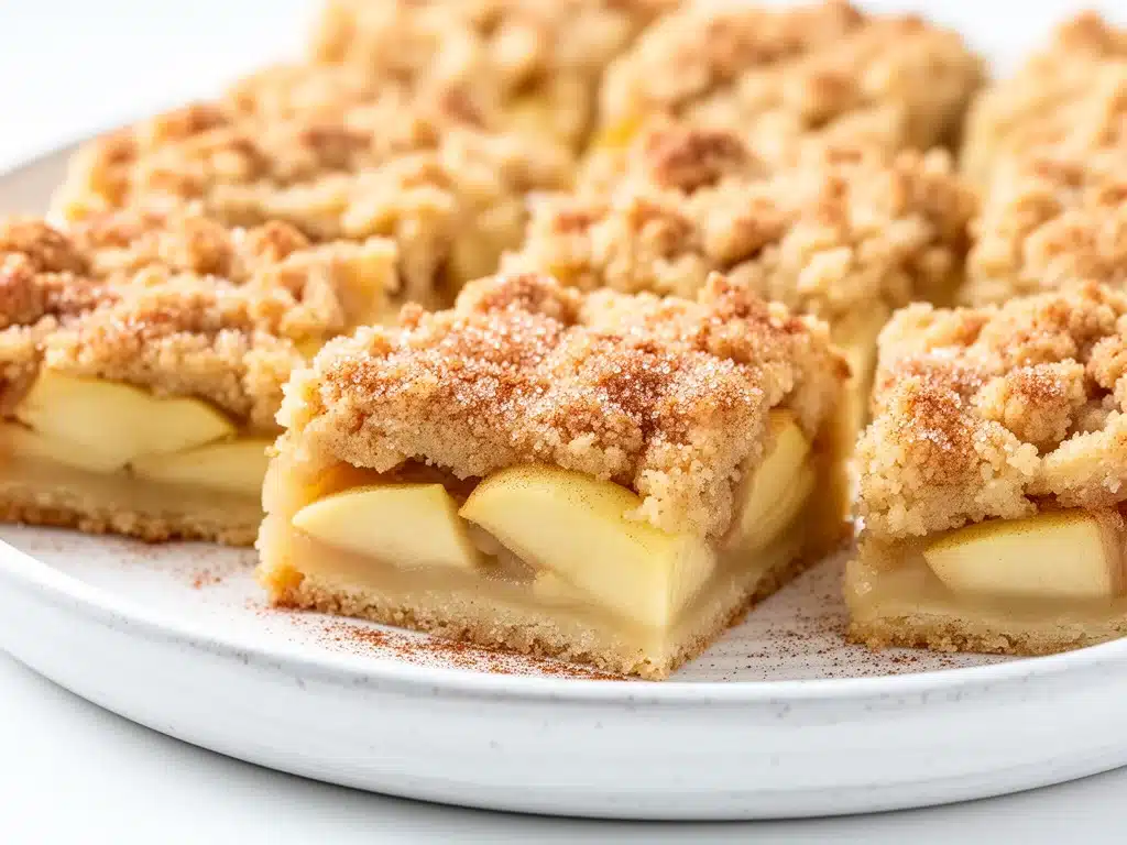 Home 4 fall apple cinnamon crumb bars - featured image