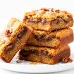 fall maple brown butter blondies - featured image