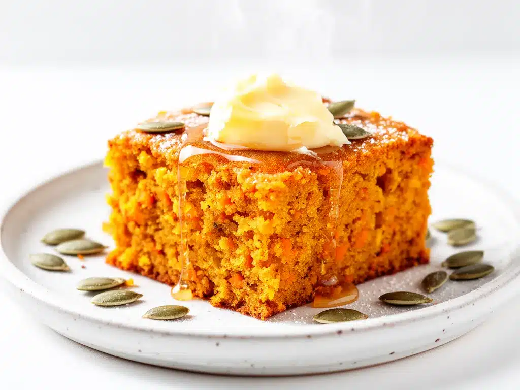 Fall Pumpkin Cornbread Recipe with Honey Butter Your Family Will Crave 4 fall pumpkin cornbread with honey butter preparation steps