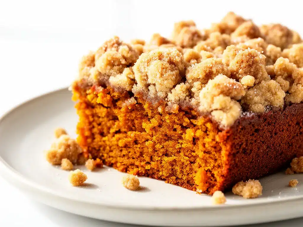 Fall Pumpkin Streusel Coffee Cake Recipe Easy Homemade Delight to Make on Repeat 4 fall pumpkin streusel coffee cake preparation steps