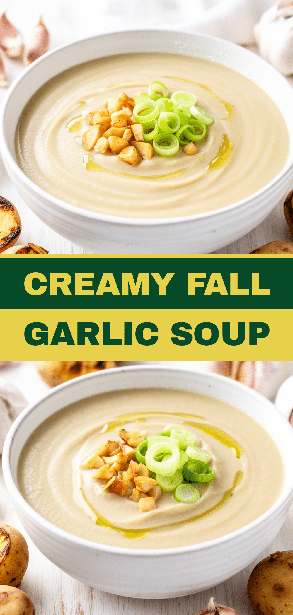 Fall Roasted Garlic Potato Leek Soup Recipe Easy Homemade Comfort Food 5 fall roasted garlic potato leek soup recipe