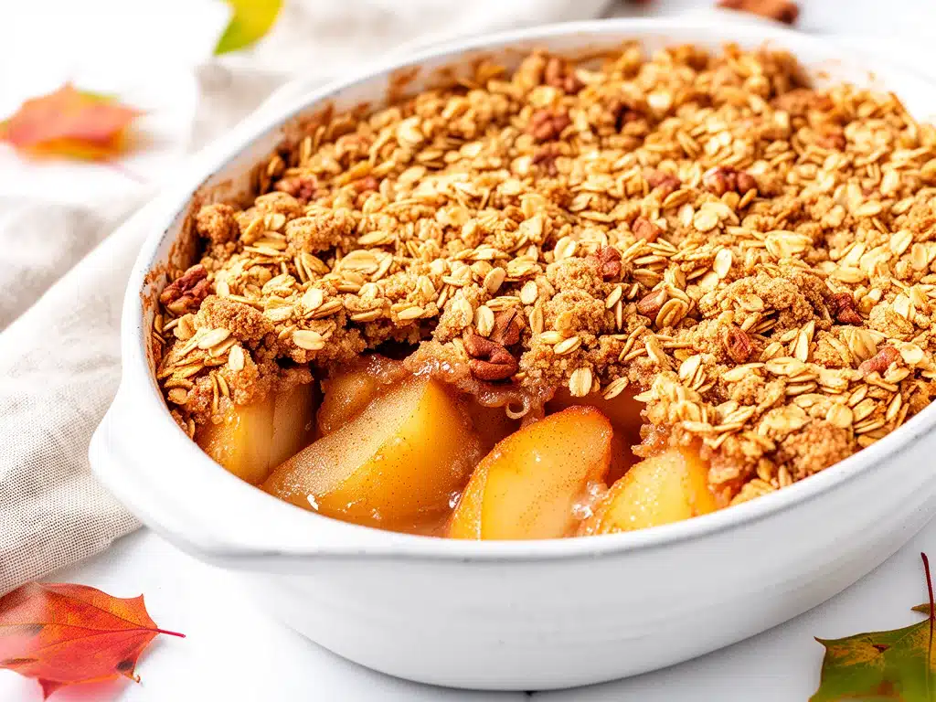 Home 3 fall spiced pear crisp - featured image