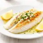 garlic butter baked tilapia - featured image