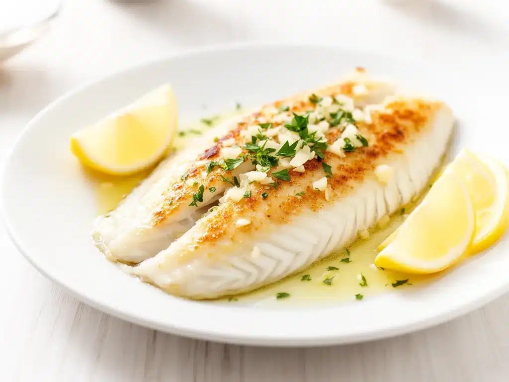 Home 3 garlic butter baked tilapia - featured image