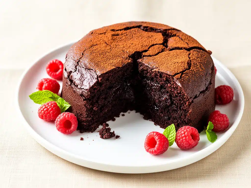 Home 1 gluten-free flourless chocolate cake - featured image
