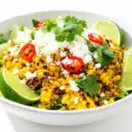 grilled corn salad with cotija and lime - featured image