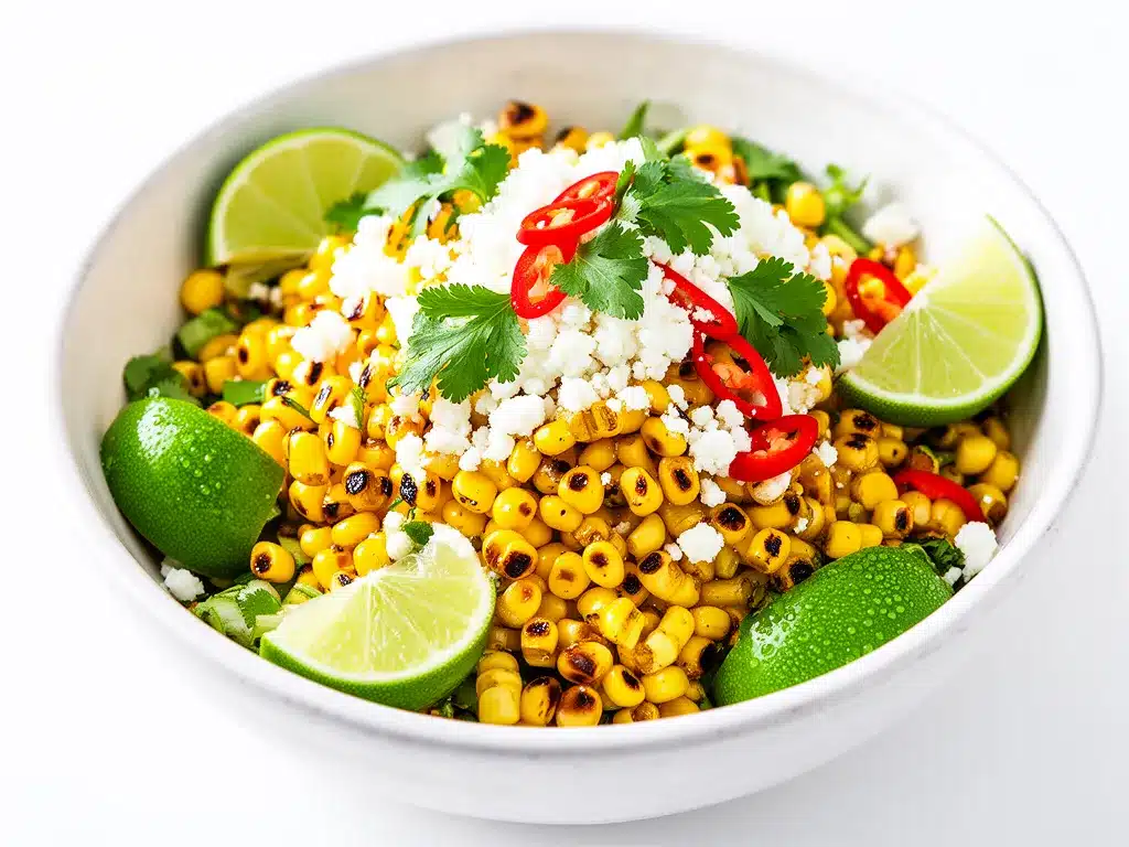 Grilled Corn Salad with Cotija and Lime Recipe Your Family Will Crave 4 grilled corn salad with cotija and lime preparation steps
