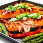 honey chipotle glazed salmon - featured image