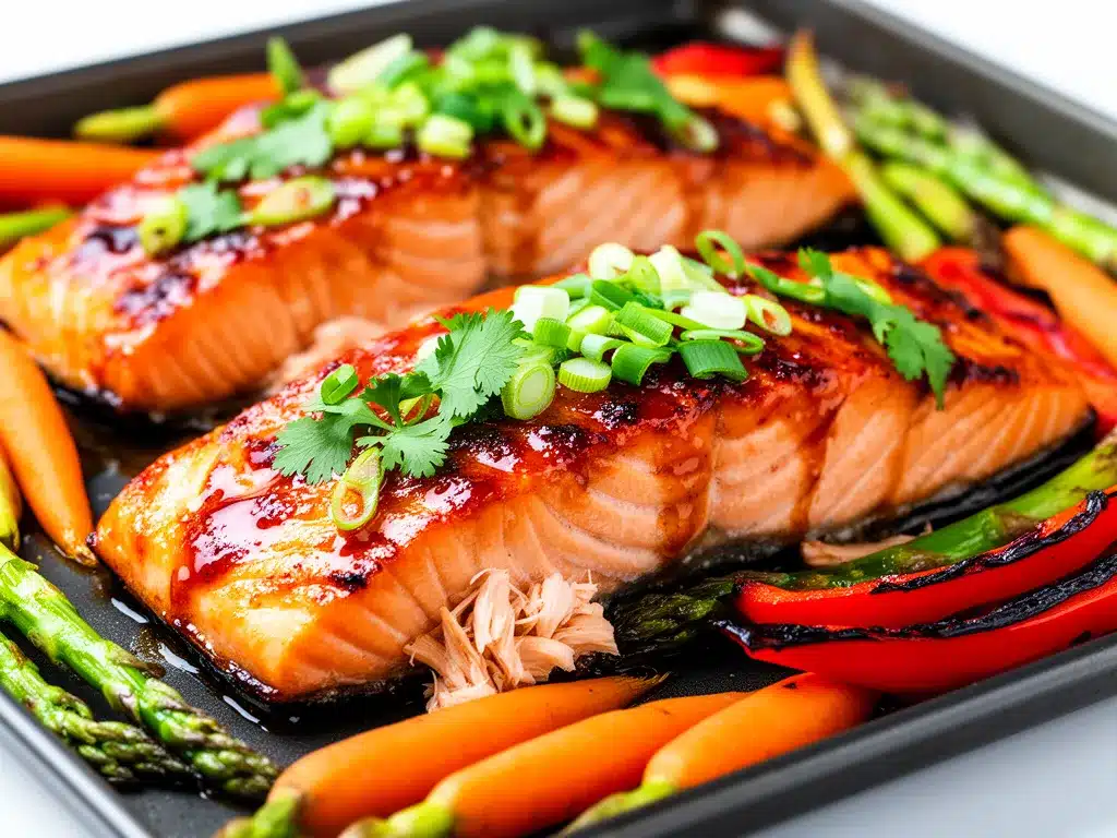 Honey Chipotle Glazed Salmon Recipe Easy Sheet Pan Dinner to Make on Repeat 4 honey chipotle glazed salmon preparation steps