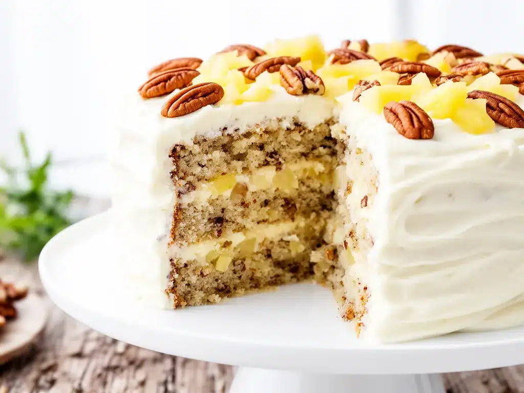 Hummingbird Cake with Pineapple and Pecans Easy Recipe Your Family Will Crave 4 hummingbird cake with pineapple and pecans preparation steps