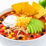 Instant Pot chicken tortilla soup - featured image