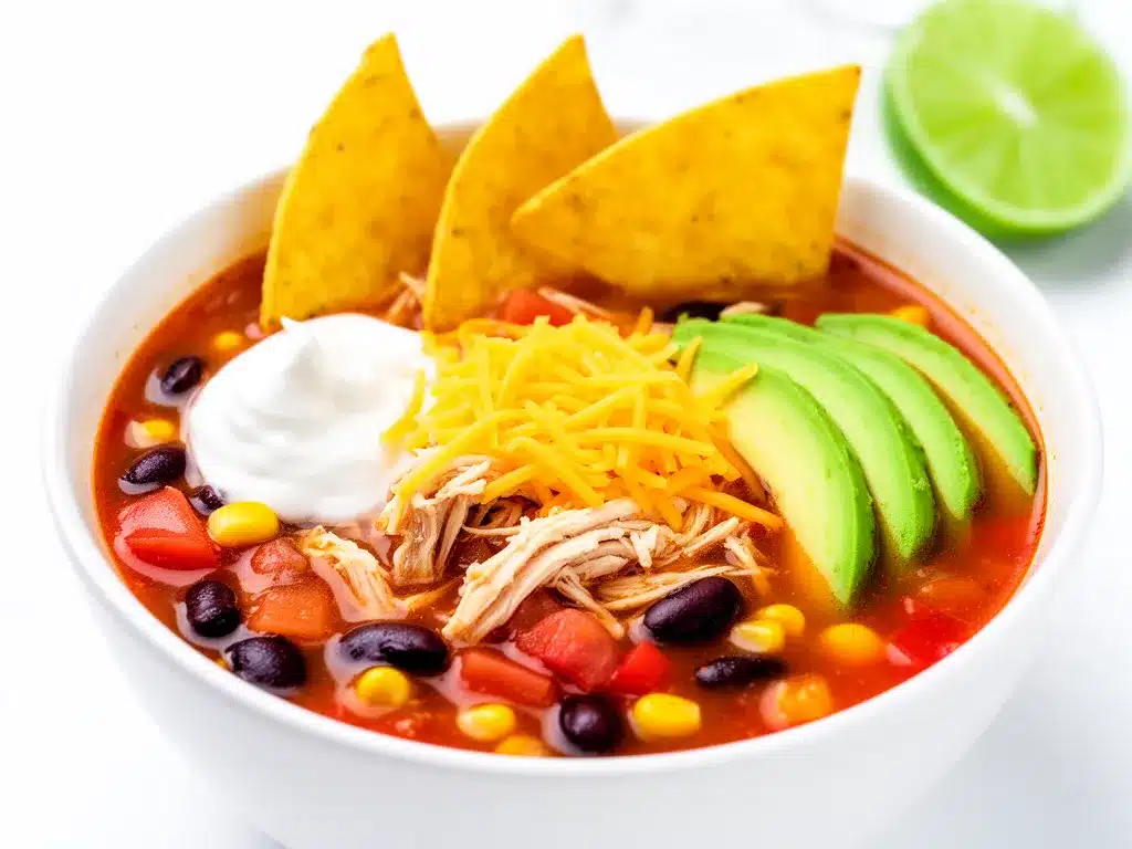 Instant Pot Chicken Tortilla Soup Recipe Easy and Perfect for Busy Weeknights 4 Instant Pot chicken tortilla soup preparation steps
