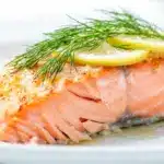 lemon dill baked salmon - featured image