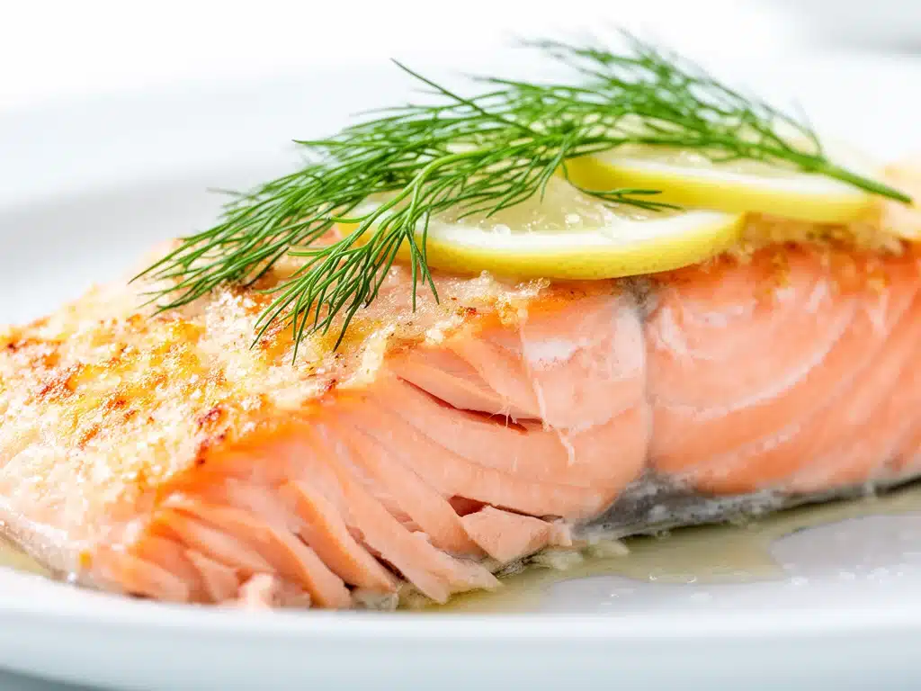 Home 2 lemon dill baked salmon - featured image