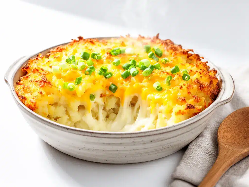 Loaded Cheesy Hashbrown Casserole Recipe Easy Perfect for Family Meals 4 loaded cheesy hashbrown casserole preparation steps