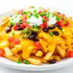 loaded nacho cheese fries - featured image
