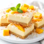Mango Coconut Cheesecake Bars - featured image
