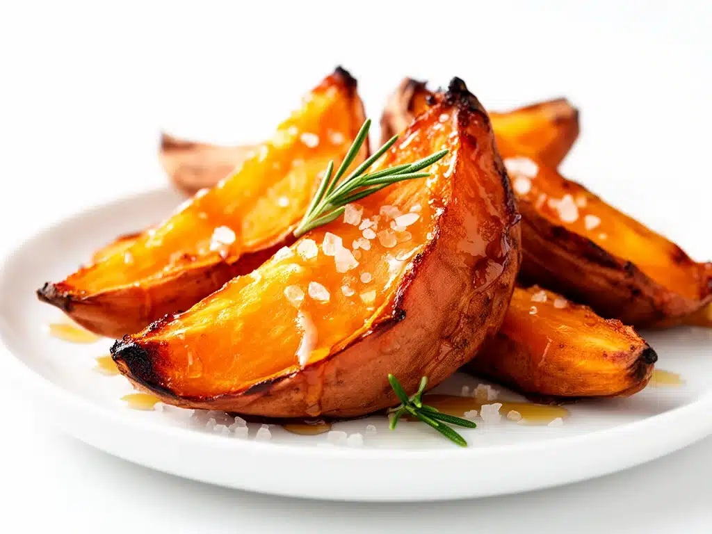 Home 1 maple glazed roasted sweet potatoes - featured image