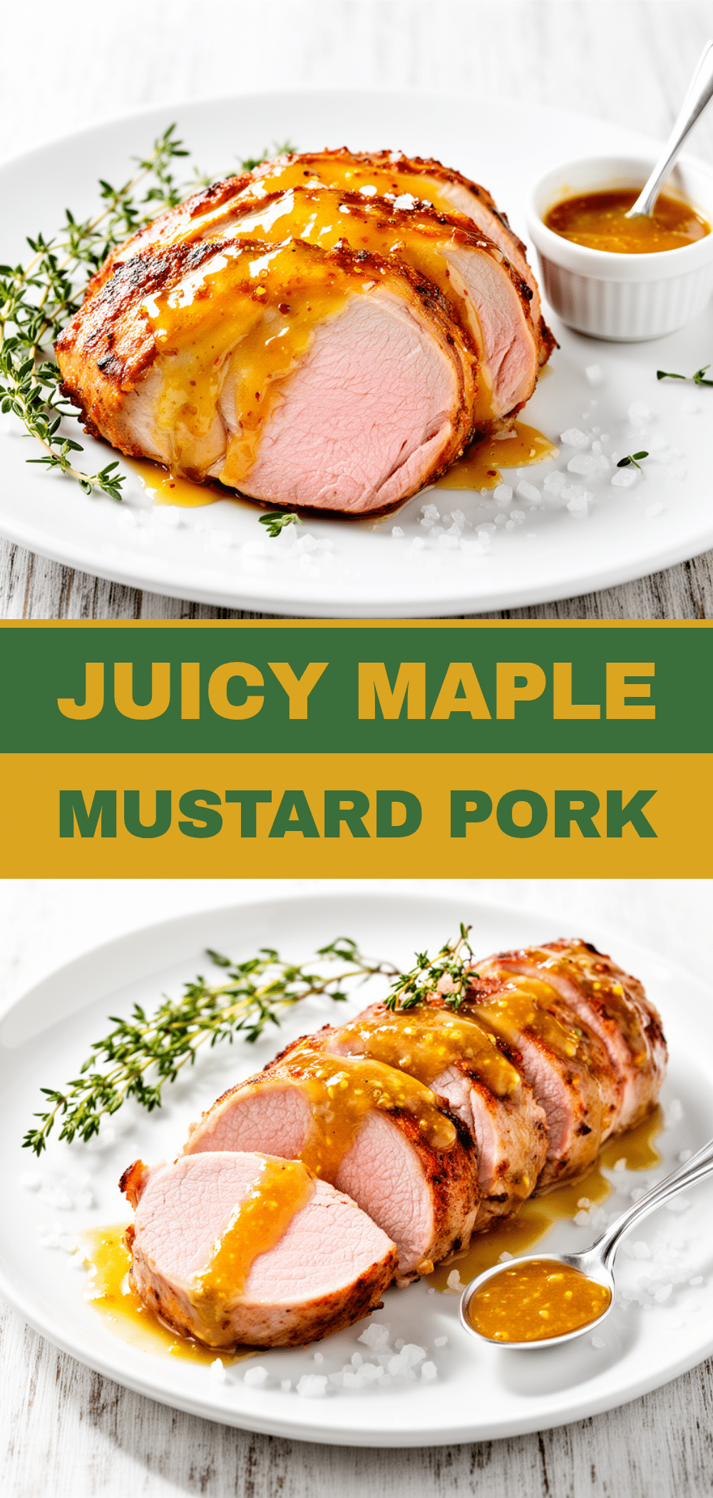 Maple Mustard Glazed Pork Tenderloin Recipe Easy Simple Ingredients 5 maple mustard glazed pork tenderloin recipe